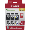 kazeta CANON PG-540 L black (2x) + CL-541 XL color (1x) MG2150/3150 + GP501 10x15